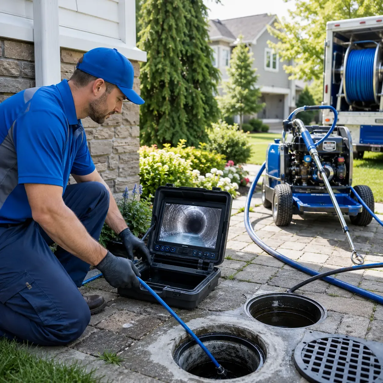 Outdoor drain cleaning professionals serving Metamora, MI